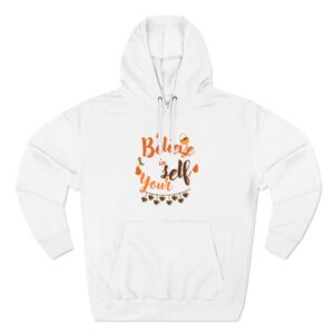 Three-Panel Fleece Hoodie