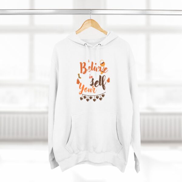 Three-Panel Fleece Hoodie - Image 4