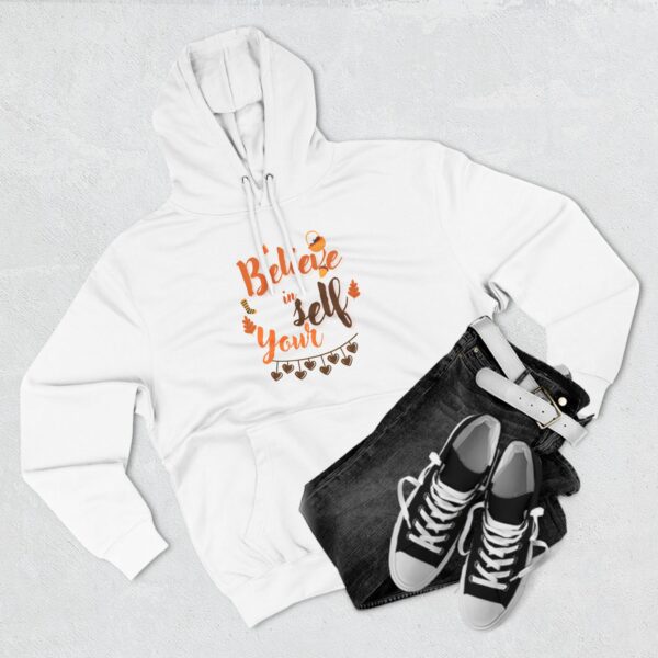 Three-Panel Fleece Hoodie - Image 3