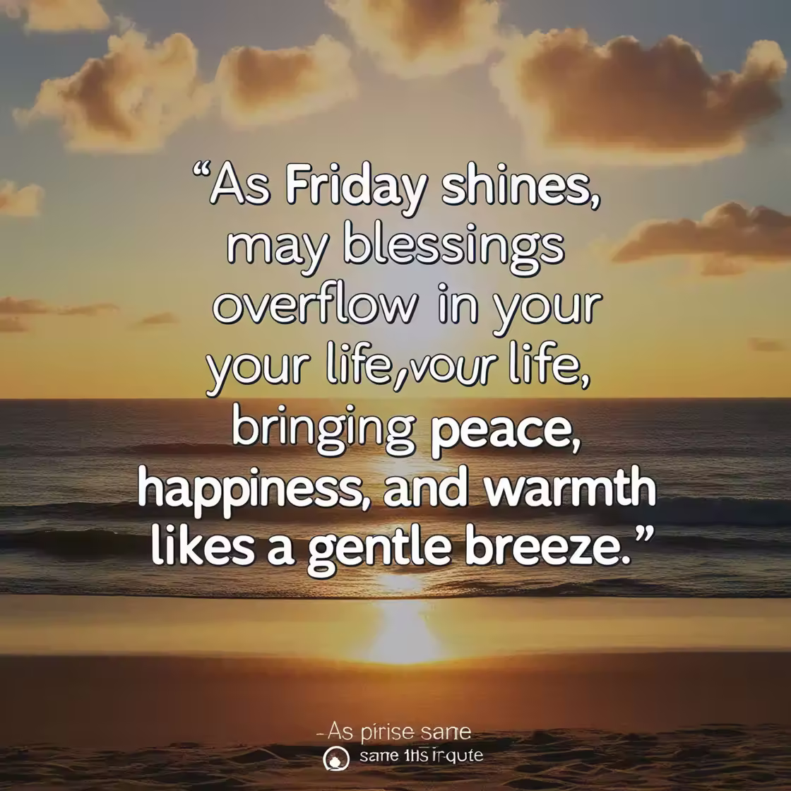 good morning friday blessings