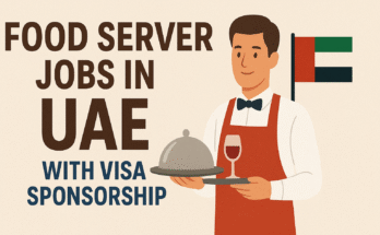 Food Server Jobs in UAE With Visa Sponsorship