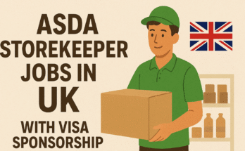 Asda Storekeeper Jobs in UK with Visa Sponsorship