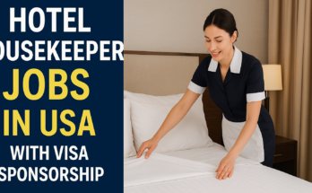 Hotel Housekeeper Jobs in USA with Visa Sponsorship